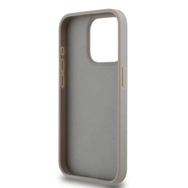 Dkny Dkhcp15Xprthsle Iphone 15 Pro Max6.7 Beige/Beige Hardcase Leather Mono Stripe & Metal Logo