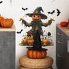 Halloween Pumpkin Scarecrow  Bedroom Living Room Home Decoration Wall Stickers