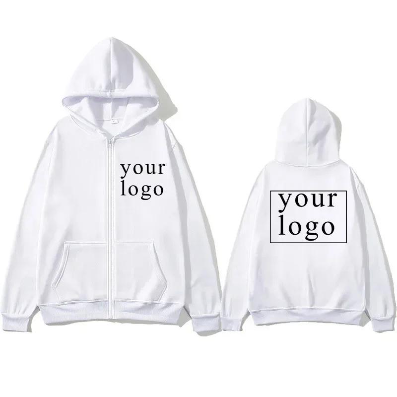 Men Women DIY07 Zipper cardigan hoodie Fashion Your Own Design Brand Logo/Picture Personalized Custom