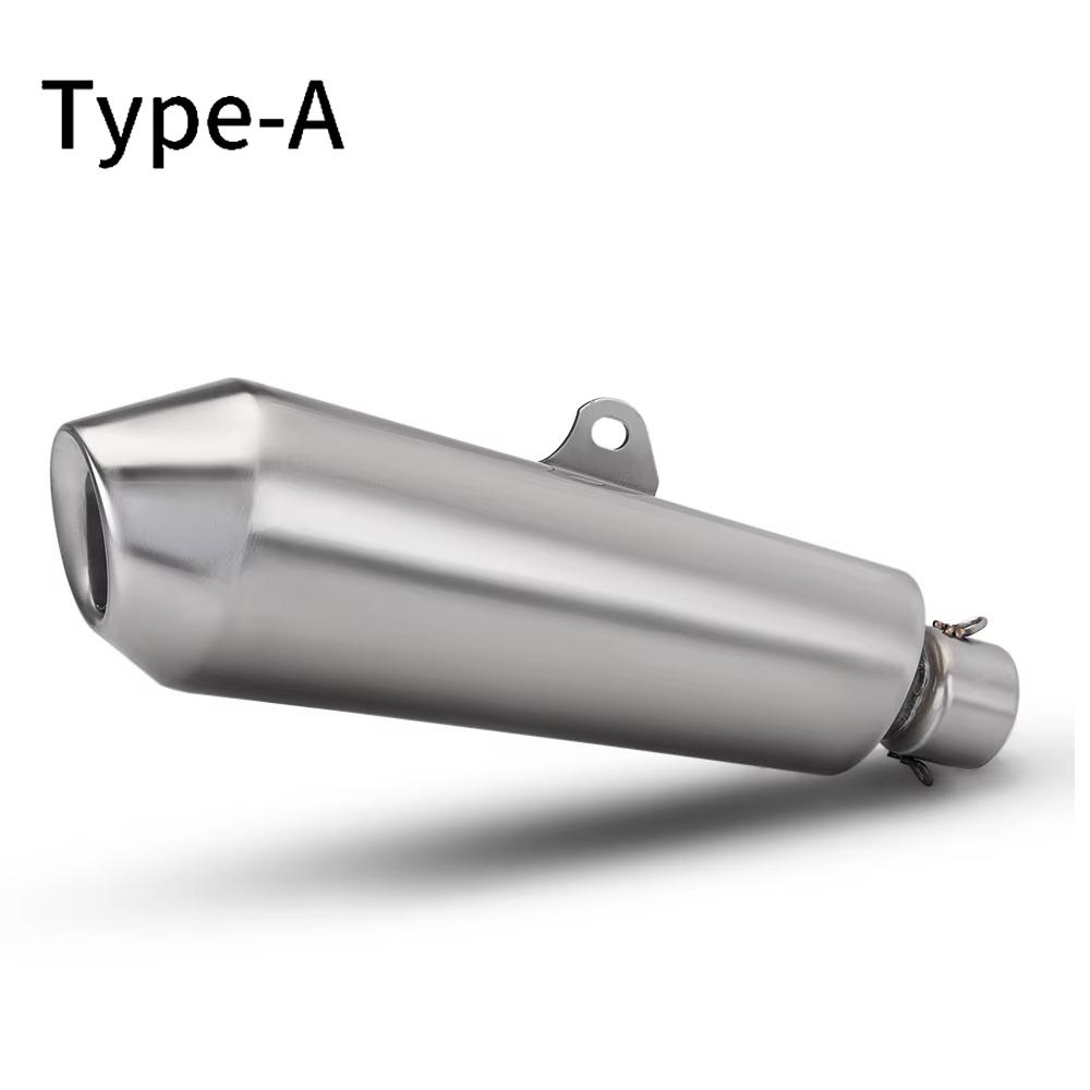 Slip On Motorcycle Exhaust Pipe Exhaust Muffler Stainless Steel High Quality for ZX4R Cb1000r Xmax Aerox SV650 Universal 51MM