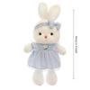 Easter Bunny Plush Doll Soft Stuffed Animal with Headband Cute Holiday Rabbit Toy for Birthdays and Easter Gifts