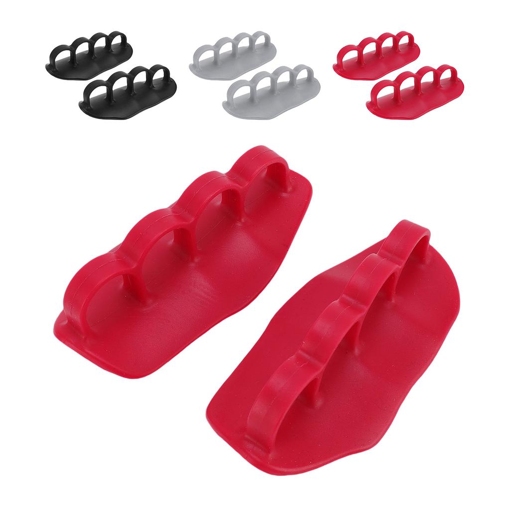 1 Pair Workout Grips Multifunctional Weight Lifting Rubber Gym Grips for Barbell and Dumbbell