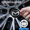 4 ks 60MM středová krytka náboje kola auta Příslušenství pro auta Pro Mazda 3 6 CX5 2 CX3 CX9 MX5 RX8 Axela Demio MS CX5 2 Axela Demio Atenza MS GJI GH BK MP