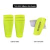 Men's Double Layer Breathable Mid-Calf Shin Guard Football Socks Set