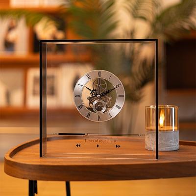 Modern Table Clock Minimalist Elegant Aesthetics Desk Clock Unique Stylish Watches Home Desktop Decorative Clocks Ornaments