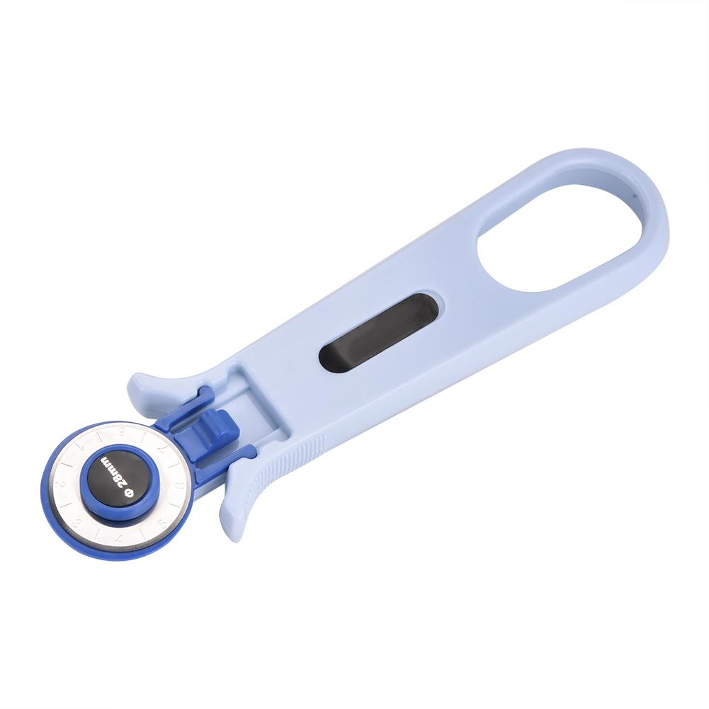 Roller Round   Cutter Knife Cloth Tool Craft Tools Sewing Accessories Blue 28mm