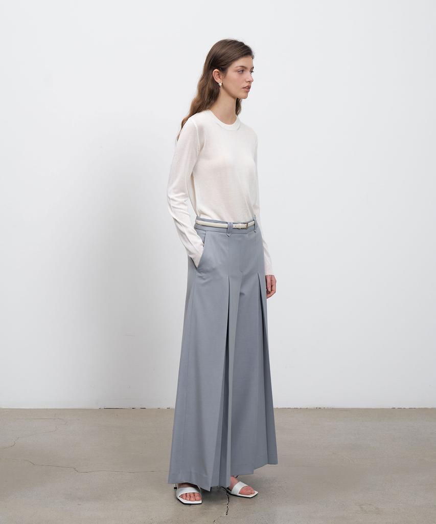 RENEJ Pleated Wide Trousers