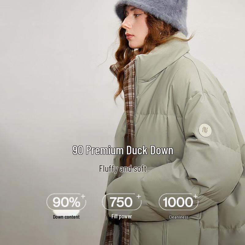 Women's High Fill 3-Proof Long Duck Down Winter Coat