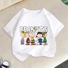Snoopys Kids TShirt Anime Boys Girls Short Sleeve Tops Summer Breathable Baby Cartoon Tees Cute Dog Print Clothes Birthday Gifts