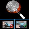 Foldable Heat Diffuser Wood Handle Thermal Conductivity Mat Flame Guard Simmer Plate  Stovetop