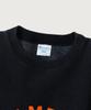 CHAMPION Reverse Weave Baseball Regular Fit Brushed Sweatshirt Off Black
