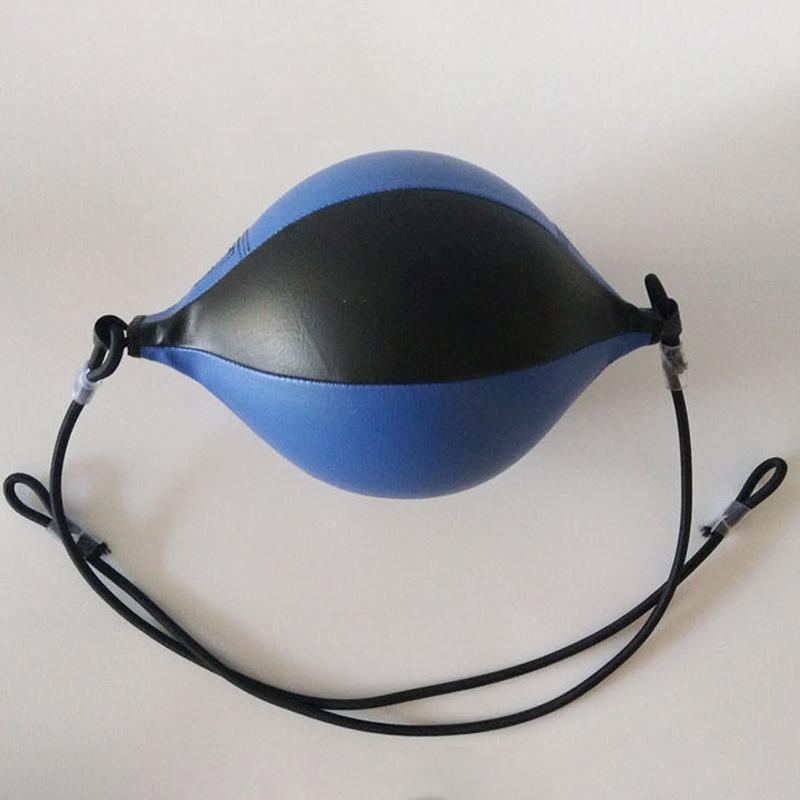 Tragbarer Doppelend-PU-Box-Boxsack Aufblasbarer Birnenförmiger Boxball Professionelle Box-Geschwindigkeits-Reflex-Trainingsausrüstung