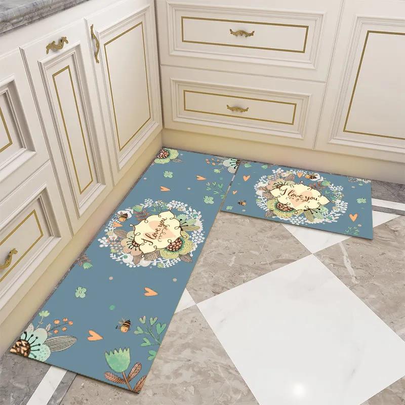 Kitchen Carpet Nordic Style Water Absorption Home Decor Rugs Area Floor Mat
