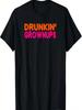 Drunken Grownups American Run On Beer T Shirt