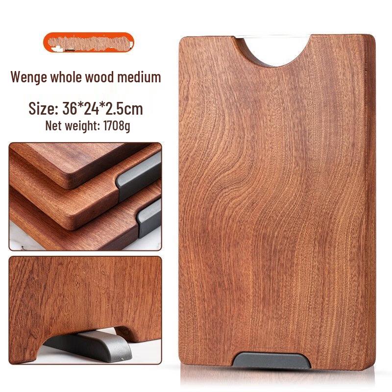 

ZISIZ Double-Sided Cutting Board with Draining Rack