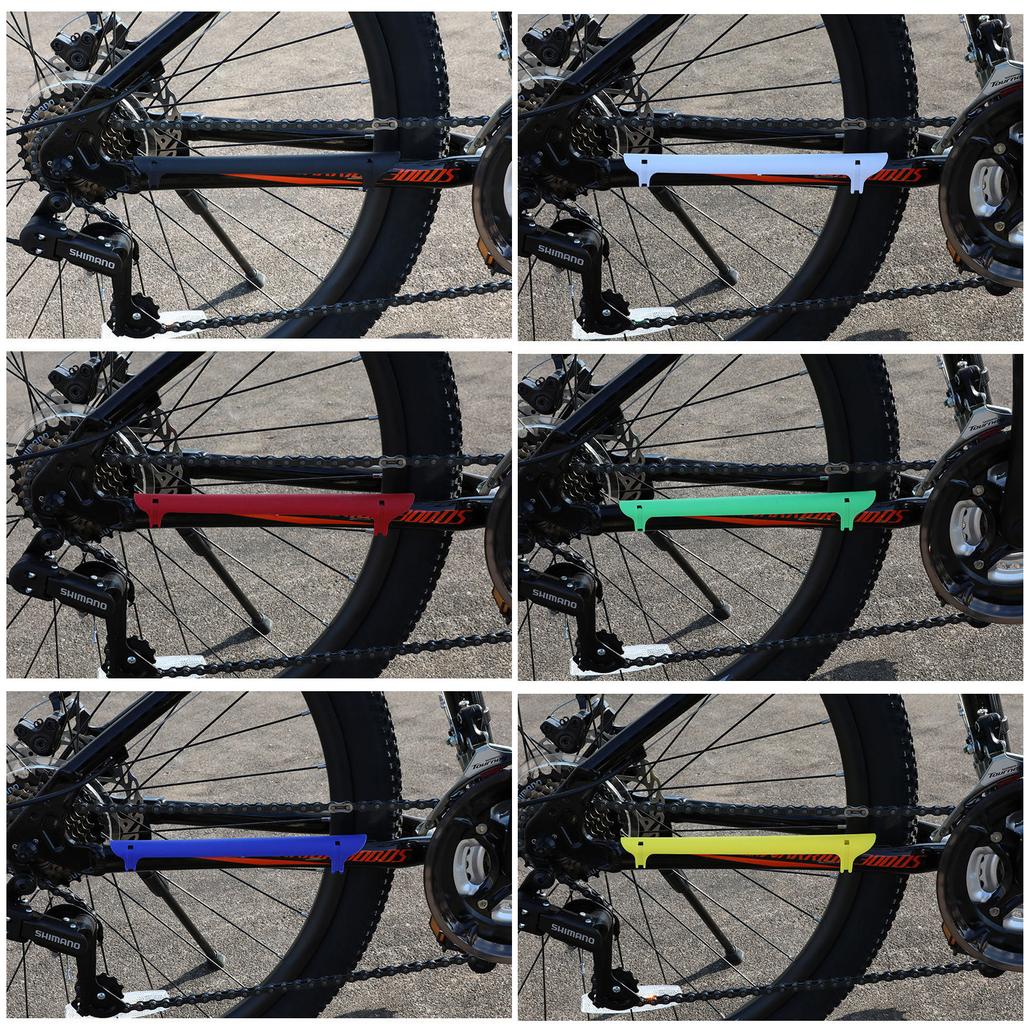 Multiolor Bike Chain Guard Sticker Thick Wear Resistant Chain Protective Sticker for Various Cycling Enthusiasts