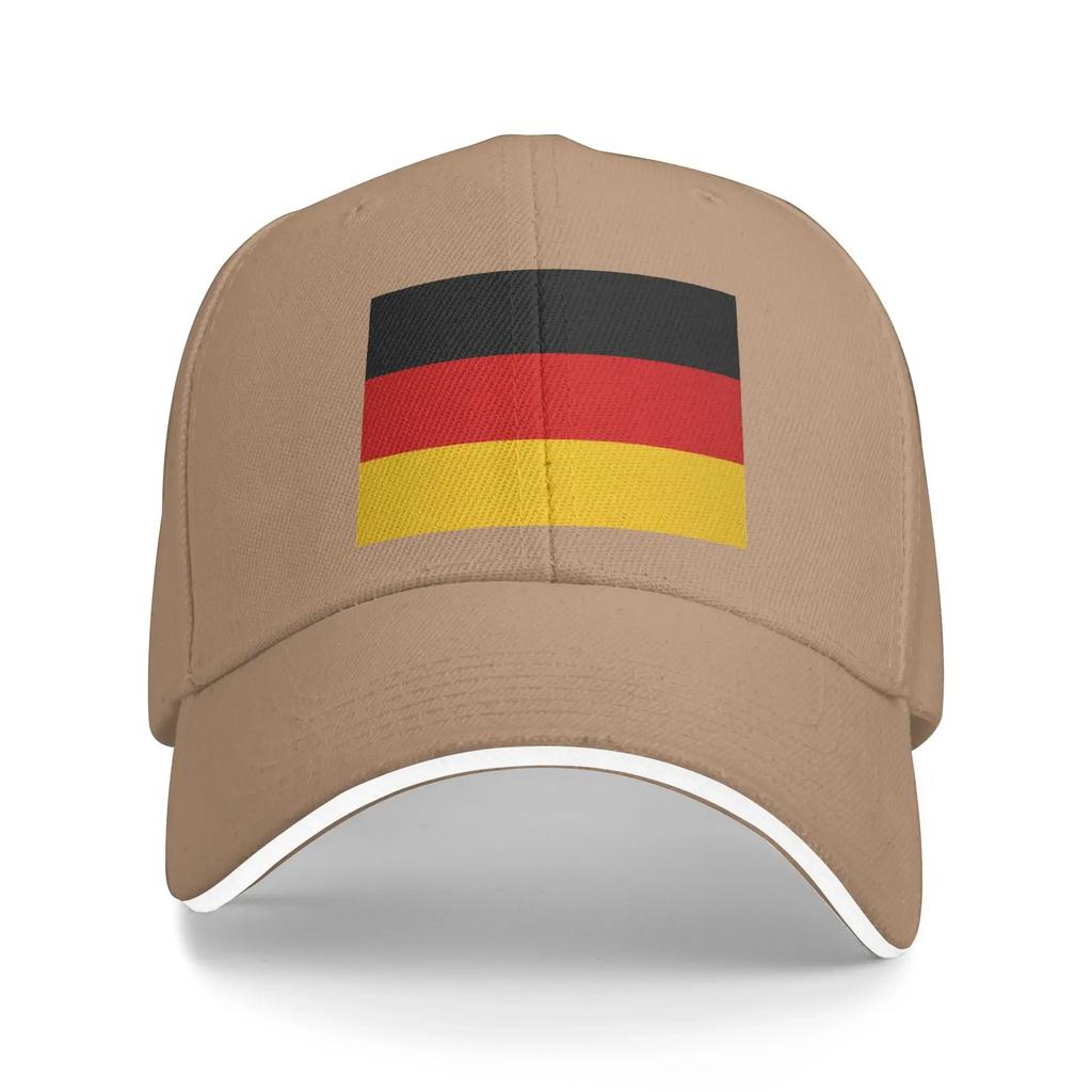 GerUnisexy Flag Deutschland football Caps For Unisex Fashion Baseball Cap Snapback Hat Daily Headewear Adjustable