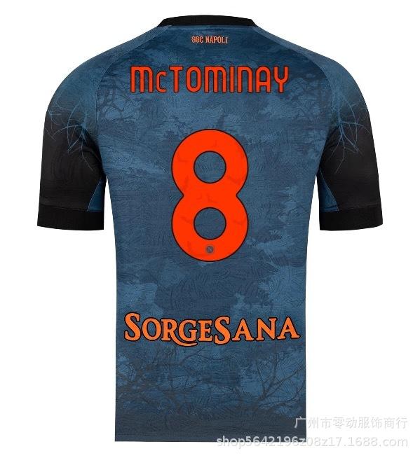 24-27 Serie A Maglia Napoli N.. 11 De Bruyne, Luca AC5 Kudwinter maglia da calcio
