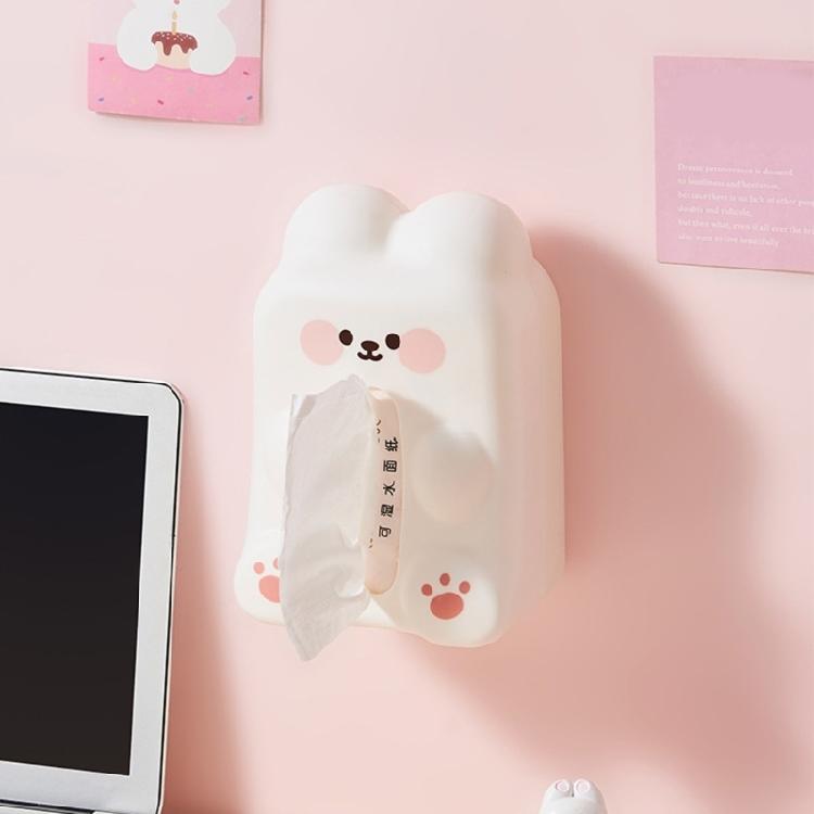 Elegant Rabbit Inspired Napkin Holder Suitable For Office Desk Or Bedside Table Household Paper Towel Container