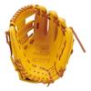 ZETT Youth Softball Ground True Yellow x Oak Size S heights BJG762620 Glove, Hero, All-Around, Right-Handed Throw, Brown, (For 120-135cm),