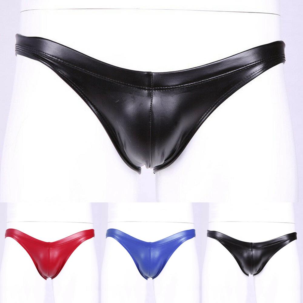 

Трусы Трусы PU Кожаные трусики Тугой Стрейч
