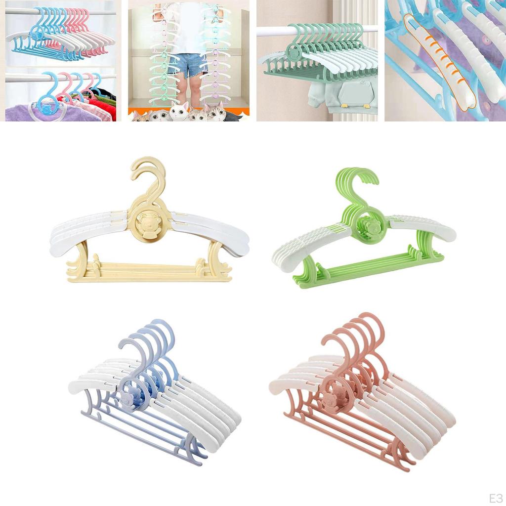 5 Clothes Hangers Space Saving Nursery for Newborns