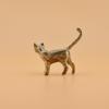 Kreative Retro Messing Kleine Haustierkatze Statue Interessante Mini Langschwanzkatze Tischdekoration Miniatur Heimdeko Handwerk Geschenk