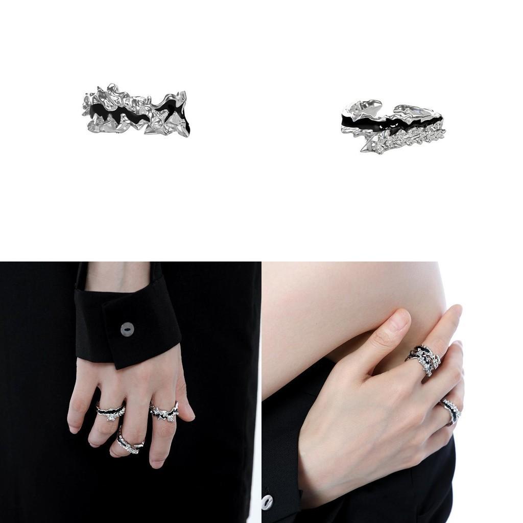 Fashionable Adjustable Open Finger Couples Ring Geometric Design For Stylish Individuals In 2023