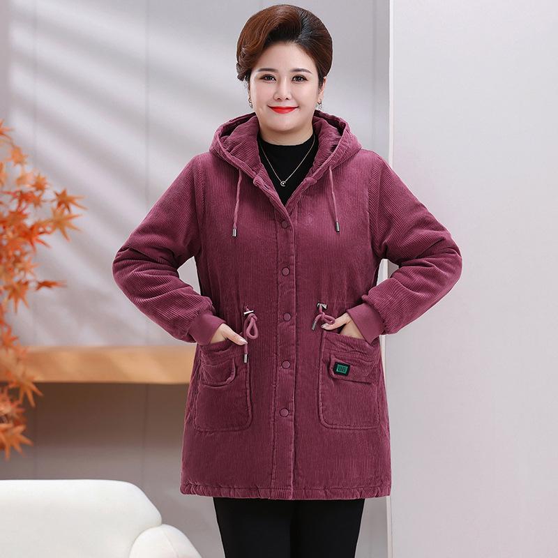 

Extra Large Stylish Winter Jacket for Middle-Aged & Elderly Women 2025 2XL