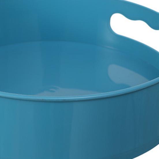 Storage Tray Non-slip 360 Degree Rotating Plastic Multifunctional Cosmetic Snack Fruit Seasoning Box for Kitchen