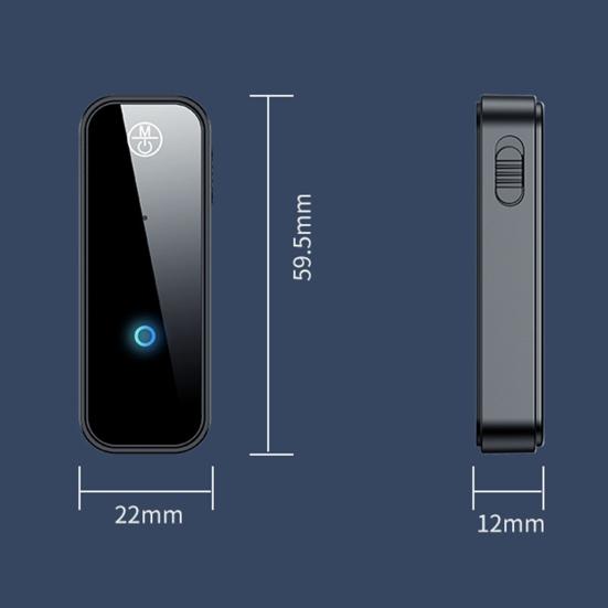 C28 Bluetooth-compatible 5.0 Transmitter Receiver 2 In 1 Adapter with 3.5mm Port for Car TV