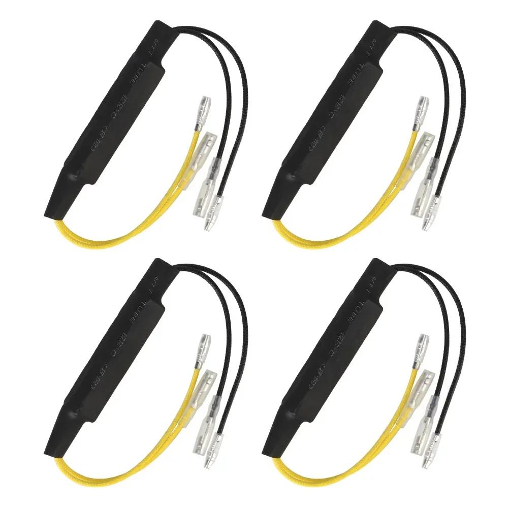 12V Universal for Motorcycle Flasher LED Turn Signal Indicator Resistor Adapter - Fix No Flash or Fast Flash Issues