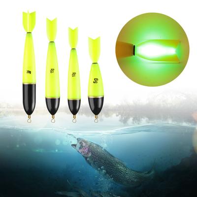 2 Stück Elektronisches Helles Nachtangelposen-Set Elektronische Schwimmposen Felsangeln Durch Leuchtende Schwimmpose