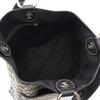 Used CELINE Macadam Tote Bag Canvas Leather Gray Black Used Women