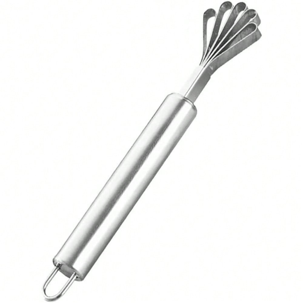 Stainless Steel Coconut Meat Slicer Scraper Fish Scales Removal Scraper Fruit Vegetable Grater Kitchen Peeler Tool