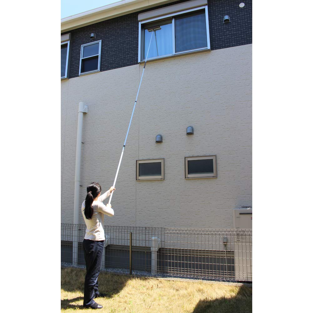 Azuma Kogyo Aluminum Telescopic Handle Set Telescopic Handle 1 Handle Only Lightweight and Aluminum Handle Up To Can Reach Up To the Second Floor
