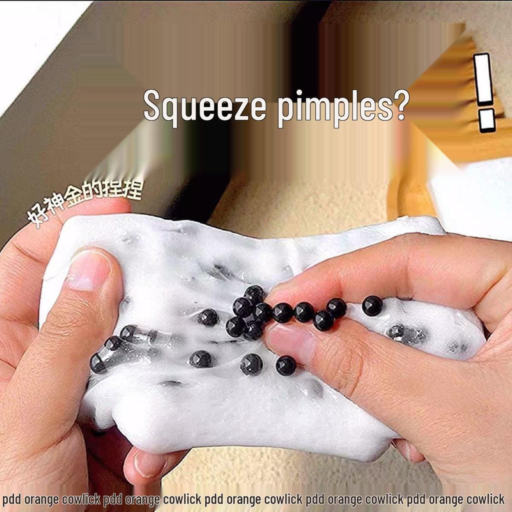 Xiaohongshu Tofu Stressabbau Mitesser-Ausdrückspielzeug: Kneifen und Kneten zum Abbau von Stress und Wut für Erwachsene und Kinder