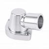 90 Degree Billet Swivel Thermostat Housing Water Neck 1.5in Aluminum Alloy Silver Replacement for LS Engine