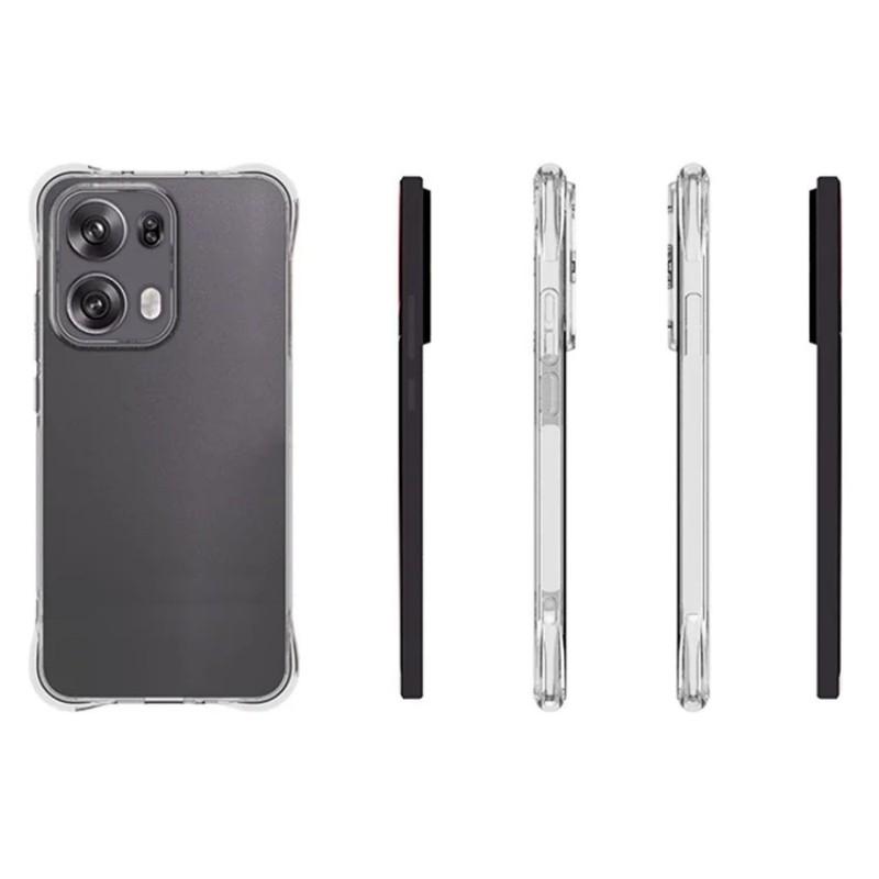 For Oppo Reno13 Pro 5G Clear TPU Case WANLONFENG TM Series 2.0mm Phone Back Cover