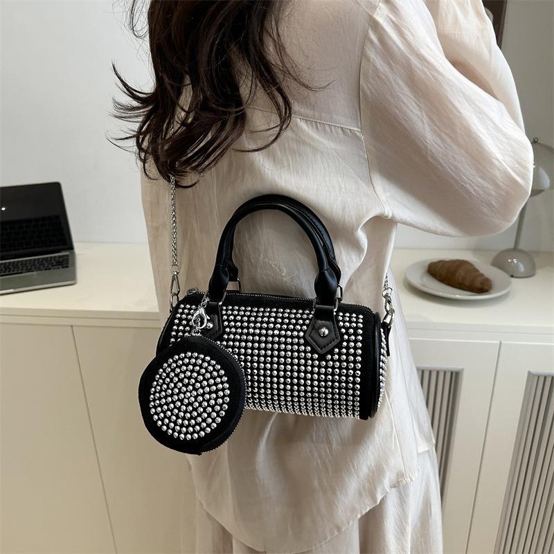 Bright Diamond Trend Women's Bag New Casual Shoulder Bag Fashion Portable Shoulder Underarm Fashion Crossbody Bag