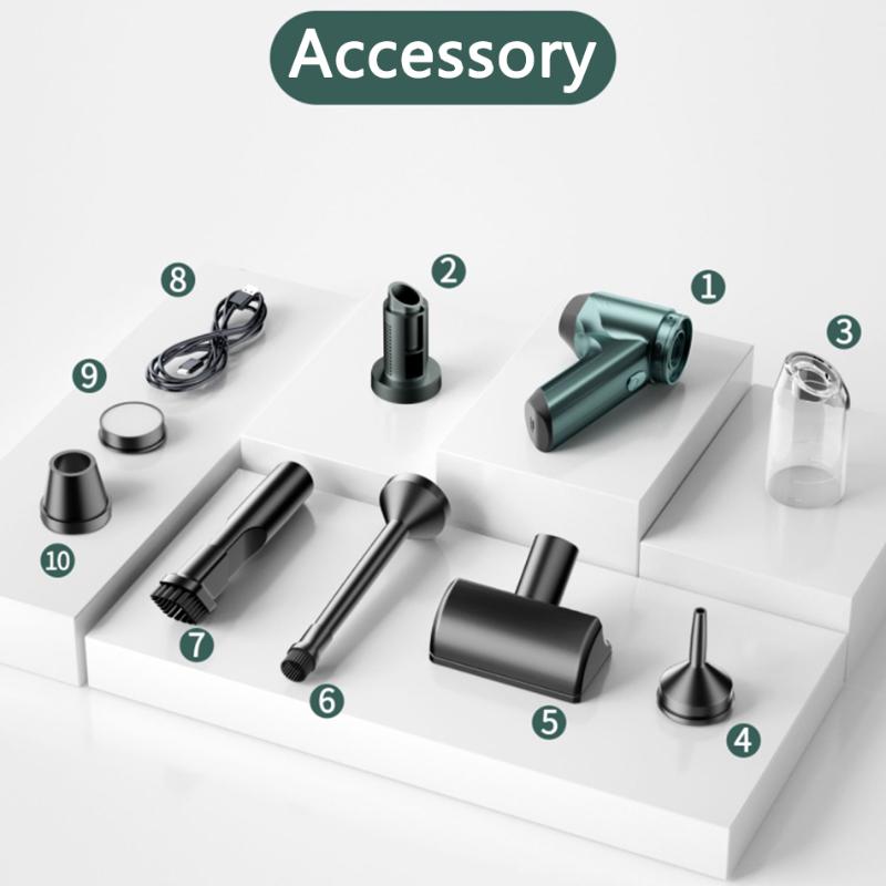 Portable Car Vacuum Cleaner Handheld Mini Cordless Vacuum Cleaner