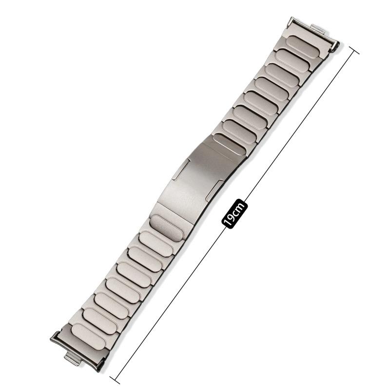 New Titanium metal Watch Strap For Xiaomi mi Band 9 Pro/8 Pro Luxury metal replacement strap For Redmi Watch 6 5 4 Watchband