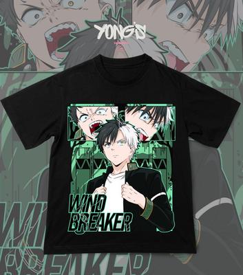 Anime Wind Breaker Vintage Unisex T-shirt, Wind Breaker Tröja, Manga Tröja, Älskar-tröja, Grafisk T-shirt