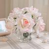 Silk Petal Artificial Flower Rose Multicolor Flower Bouquet Creative Faux Rose Flower  Gift