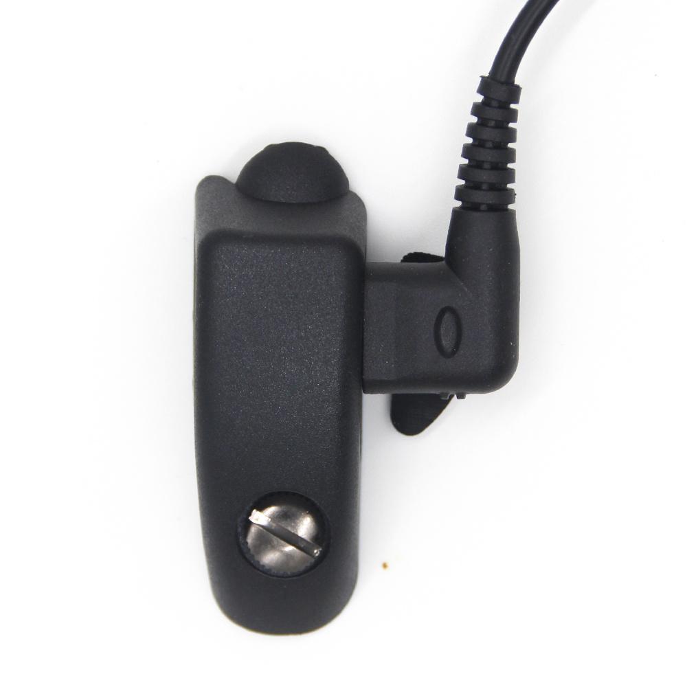 1× Earpiece Headset Mic Audio Adapter Converter For Motorola Walkie Talkie Radio