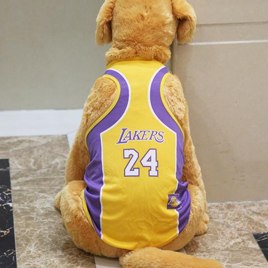 Pet Summer Mesh Letter Vest Basketball Jersey T-Shirt Sportswear Dog Clothes