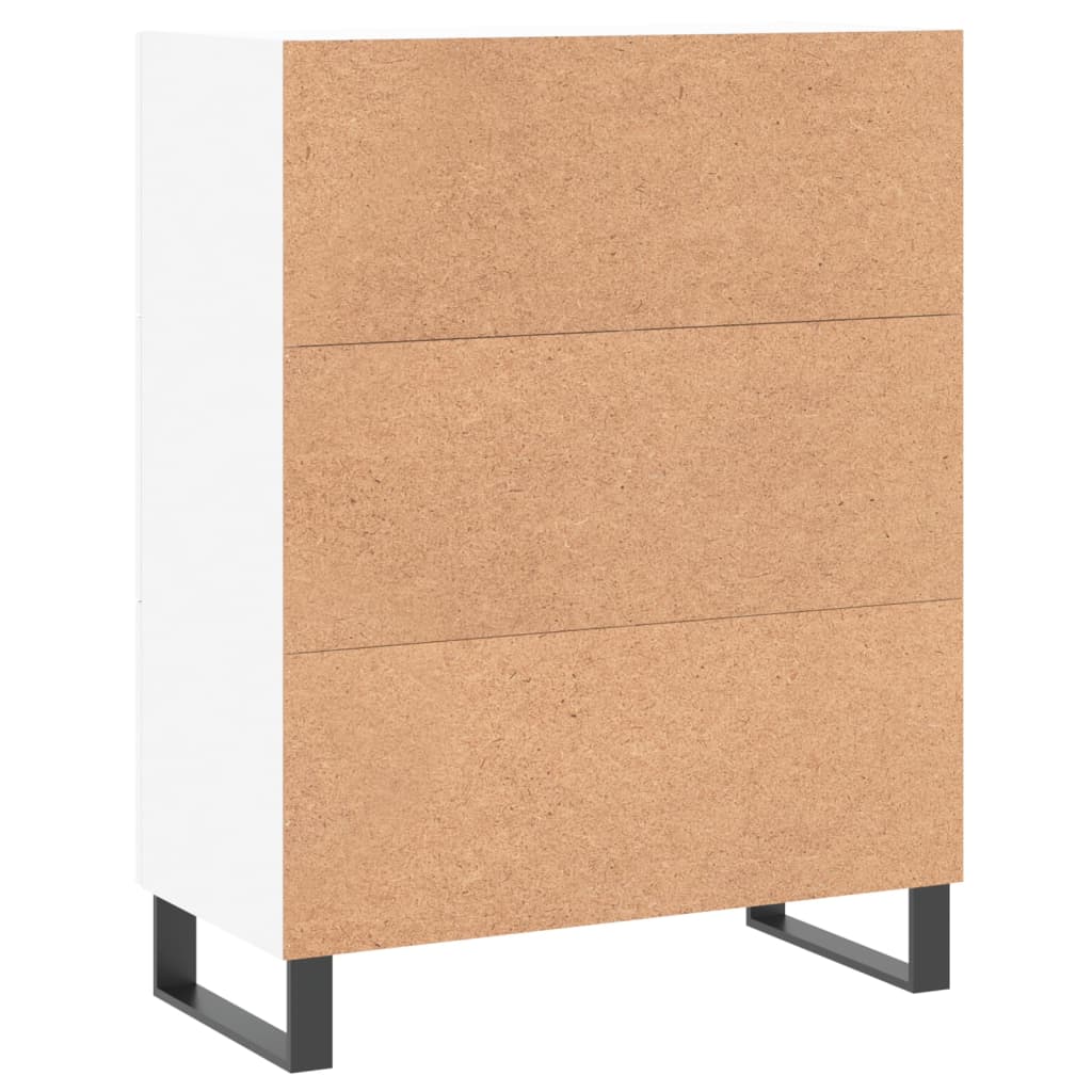 Cabinet, White, 69.5X34X90 Cm, Wood-based Material