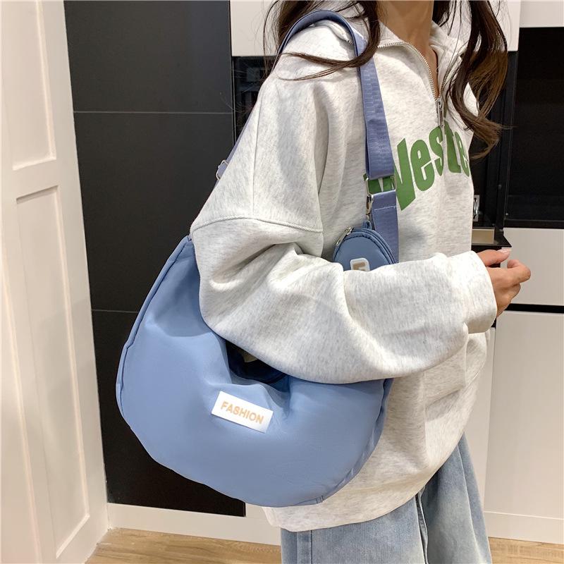 Dámská 2025 Oxford látková taška knedlík - Ležérní, velkokapacitní, všestranná taška na pas, rameno a crossbody