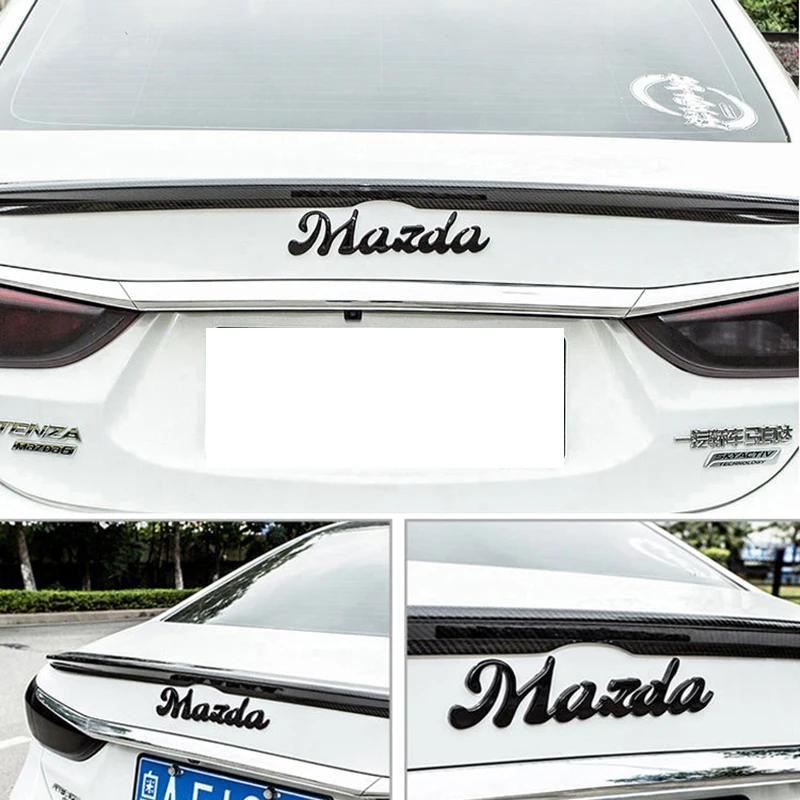 For Mazda CX3 CX5 MX3 CX4 CX9 CX7 RX8 Atenza Axela Protege Car Front Rear Emblem Stickers Decals Trunk Badge Auto Accessories k1