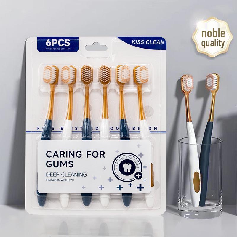 Sam s Adult Soft Bristle Toothbrushes - Advanced Wide Head, Pack of 6 1 pack of 6